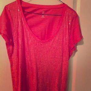 NY&Co hot pink sequin top